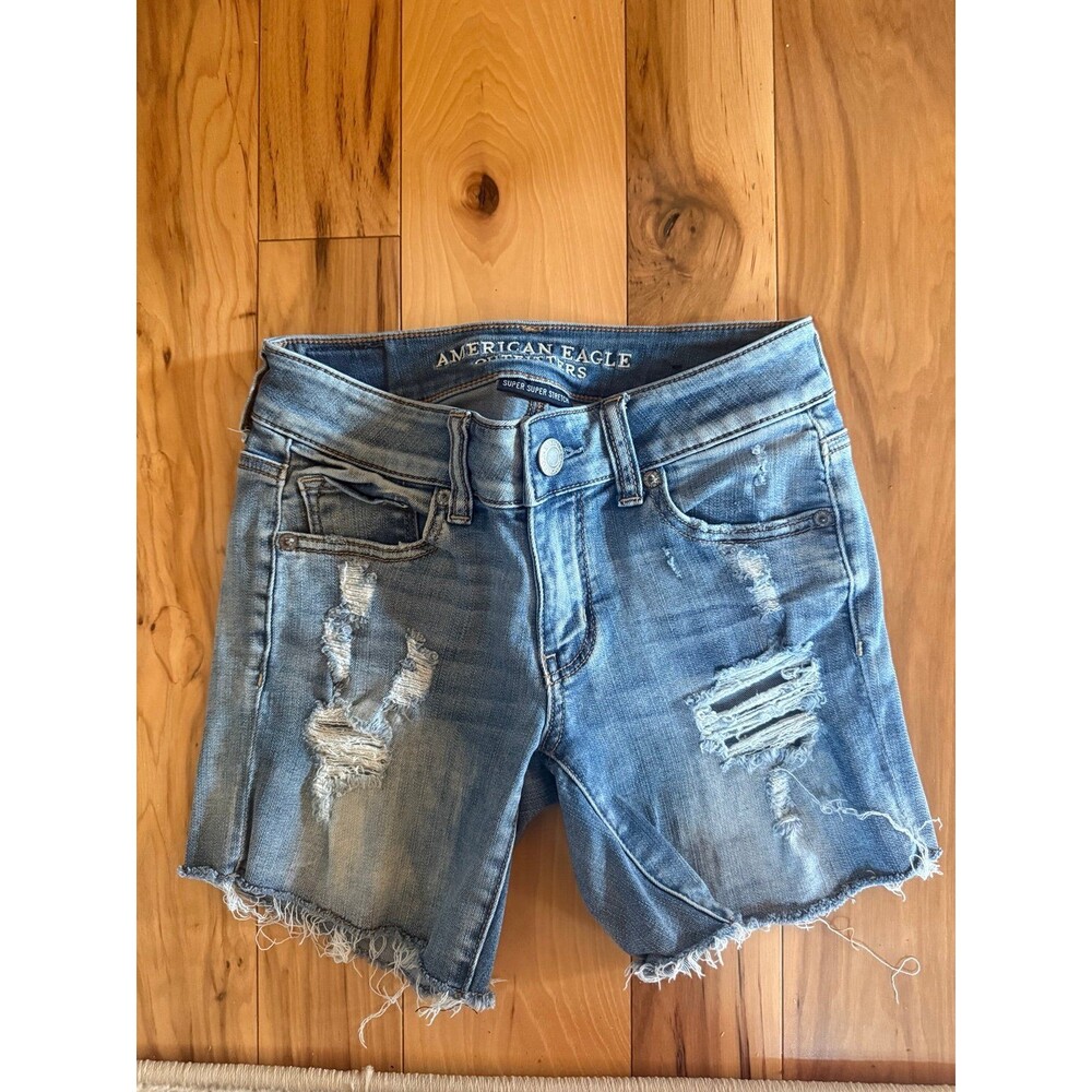 Women’s Distressed Jean Shorts